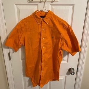 Ralph Lauren Polo Medium Orange W/ Green Logo